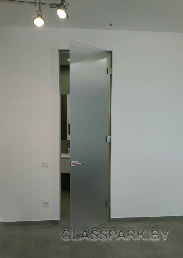 Стеклянные двери в алюминиевой коробке Z,L-образной_5