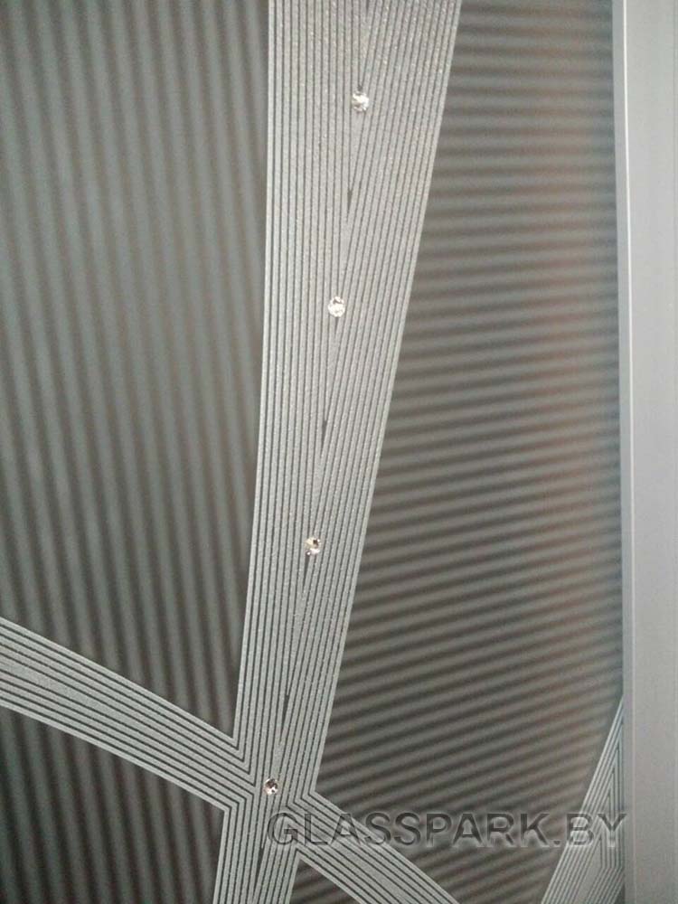 Стеклянные двери в алюминиевой коробке Z,L-образной_4